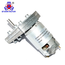 12V 24V high torque gear motor with double shaft